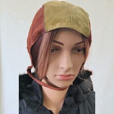 2 Cappelli Aviatore Vintage Nazareno Gabrielli Esterno Camoscio Interno Seta