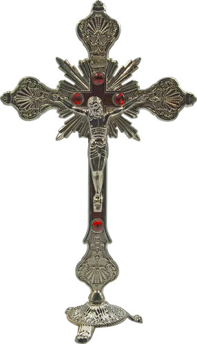 Grande croce inri metallo - grande,