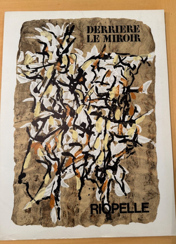Riopelle derrière miroir - riopelle,