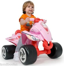 Hello Kitty 6V Ali Quad Ragazze Quad Rosa - Nuovo