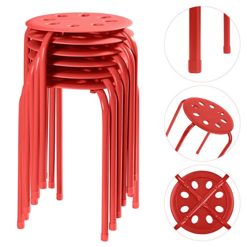 Sgabelli pilabili plastica - 6x,