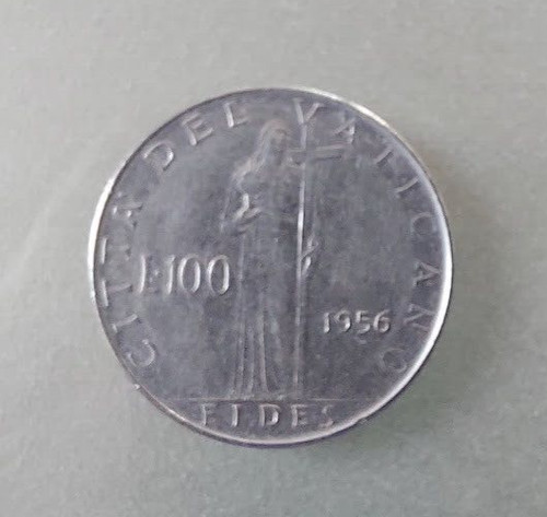 100 lire 1956 città del - 1956,