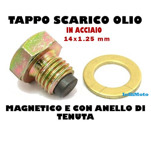 Tappo scarico olio magnetico - tappo,