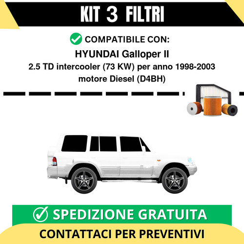 Kit filtri tagliando - tagliando, per