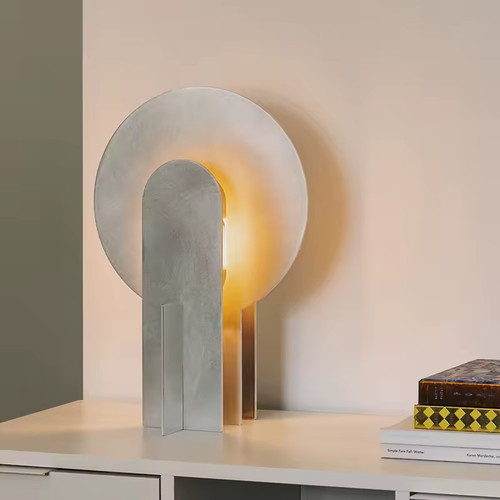 Industrial aluminum table lamp - industrial,