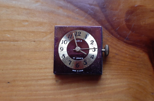 Vecchio meccanismo orologio - vecchio, di