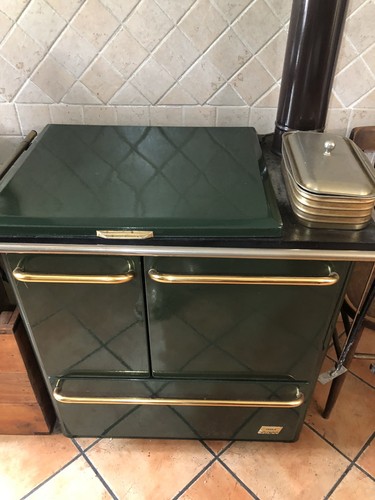 Stufa legna con forno usata - stufa,
