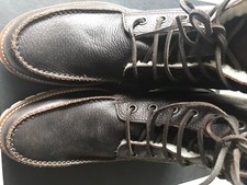 Scarpe sneakers Dsquared D2 Dsquared2 colore marrone con pelliccia tipo interno taglia 42.