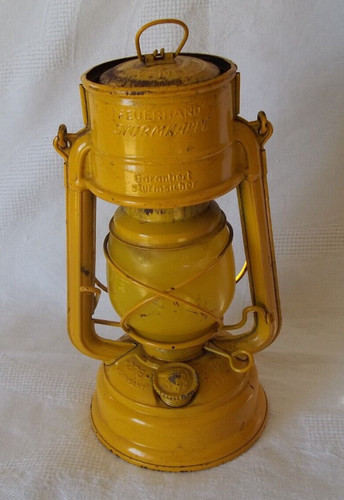 Lanterna gialla vintage feuer - lanterna,