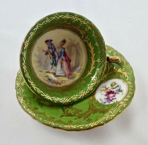 Antica tazza piattino - antica, e