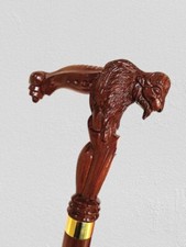 Bastone da passeggio bufalo di lusso - capolavoro in legno artigianale per avvento all'aperto