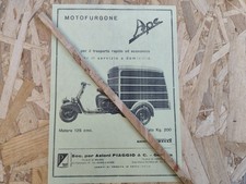 Pubblicità Moto furgone Ape