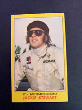 FIGURINA CAMPIONI DELLO SPORT PANINI 1970/71 JACKIE STEWART N°57 NEW VALIDA