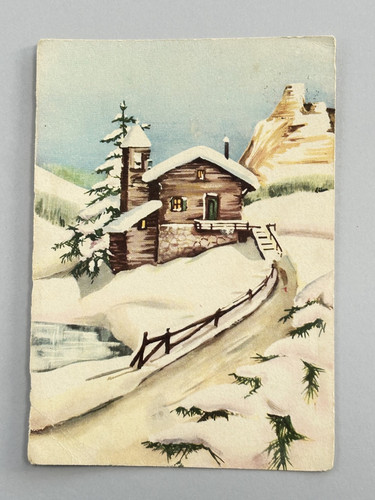 Buon natale vecchia cartolina - buon,