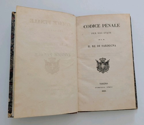 1839 codice penale per gli - penale,