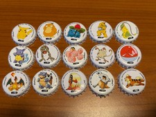 TAPPI POKÉMON SINGOLI CROWN CAPS - LEGGI DESCRIZIONE