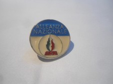 PINS SPILLA IN METALLO SMALTATO - ALLEANZA NAZIONALE MSI - 1,7 CM