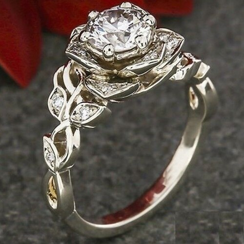 Anello vintage con fiore - anello,