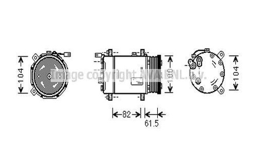 Compressore aria condizionata - compressore,