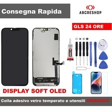 DISPLAY LCD SOFT OLED PREMIUM PER APPLE IPHONE 14 PLUS TOUCH SCREEN SCHERMO AAA+