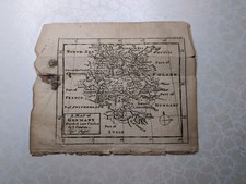 Antica mappa originale 1767 J