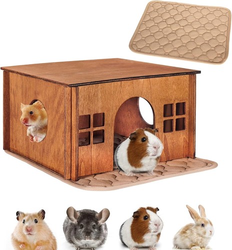 Wooden guinea pig hideout - pig,