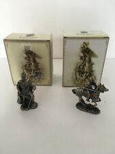 Coppia di soldatini in piombo (figure medioevo) VERONESE