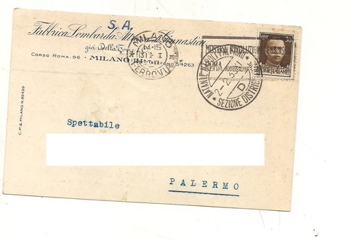 3578 cartolina pubblicitaria - cartolina,