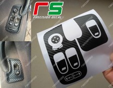 alfa romeo 147 e GT ADESIVI decal leve alzacristalli sticker cover carbon look