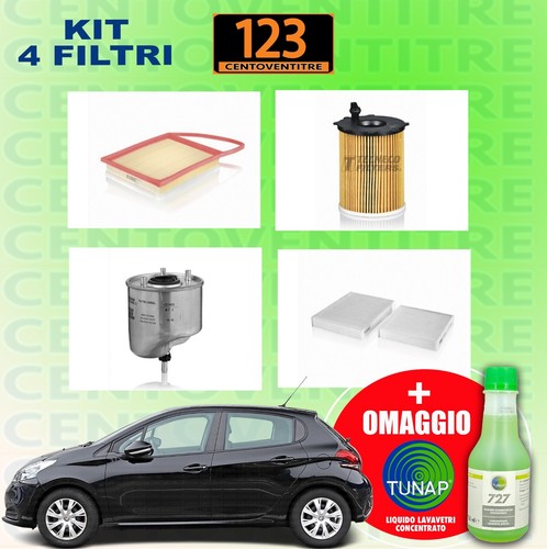 Kit tagliando peugeot - 208, 1.4