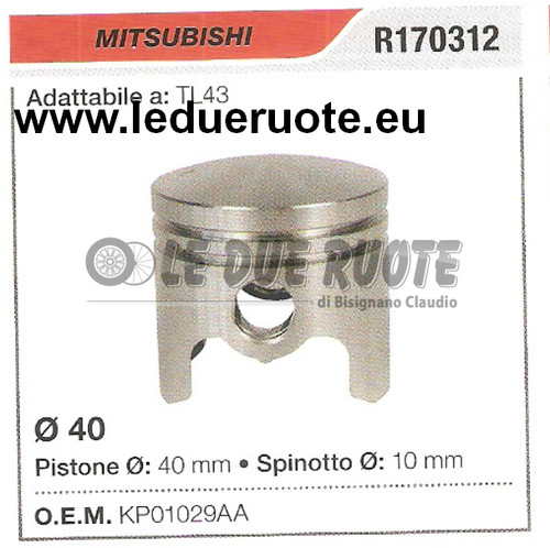 Kp01029aa pistone completo - pistone,