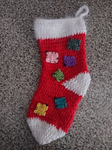 Calza befana fatta mano - calza,