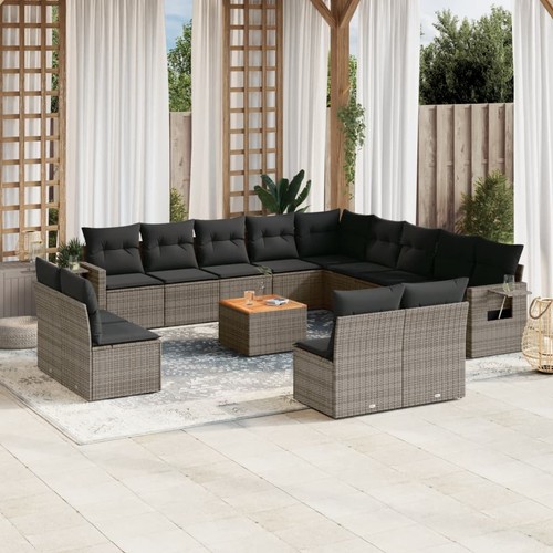 Vidaxl set divani giardino - set, da