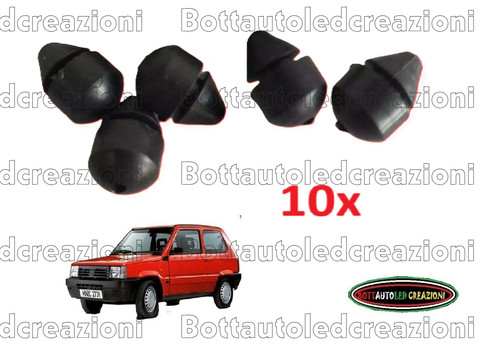 10x tampone paracolpo gommino - 10x,
