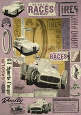 Carta decoupage Graffiti auto