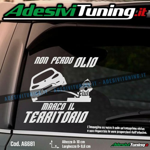 Adesivo alfa 147 non perdo - adesivo,