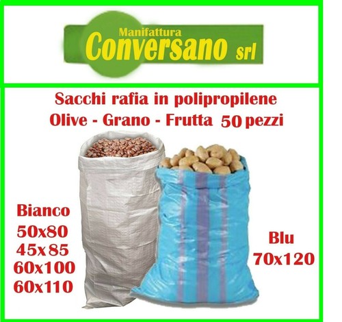 Sacchi rafia polipropilene - sacchi, in