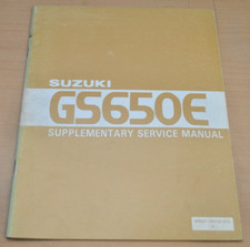 SUZUKI GS 650 E  1982 Nachtrag
