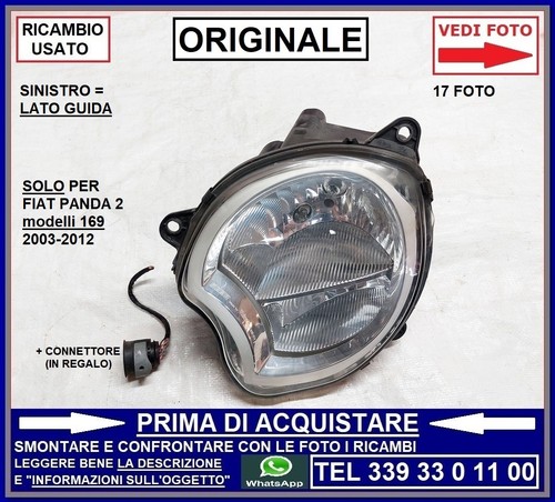 Fanale faro anteriore sinstro - faro,