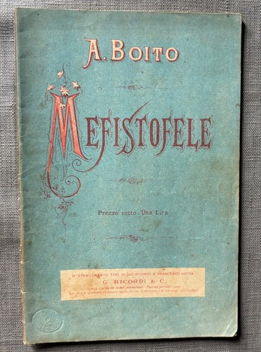 Mefistofele arrigo boito - arrigo,
