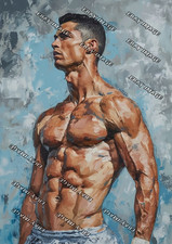 poster "Cristiano Ronaldo" image Final art printable football soccer real madrid