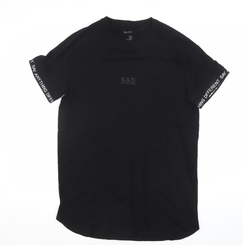 Shirt bershka uomo nera m - uomo,