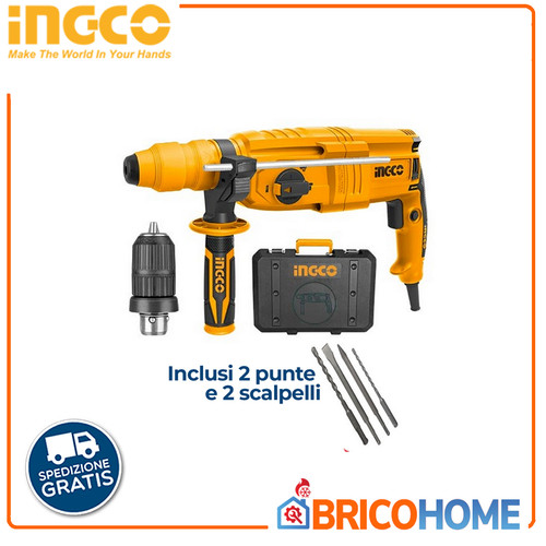 Trapano tassellatore 800w con - trapano,