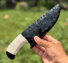 Coltello lama ossidiana grande