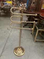 PIANTANA  ACCESSORI BAGNO OTTONE PORTA ASCIUGAMANI TOVAGLIA MADE IN ITALY