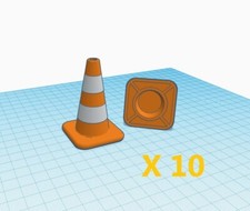 Cônes de signalisation de