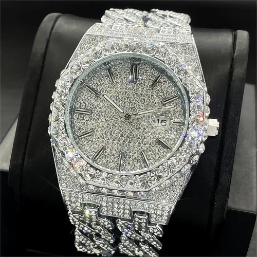 Orologio uomo hip hop - da,