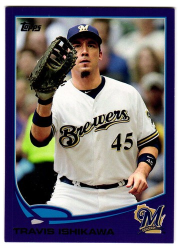 2013 topps travis ishikawa - topps, #45