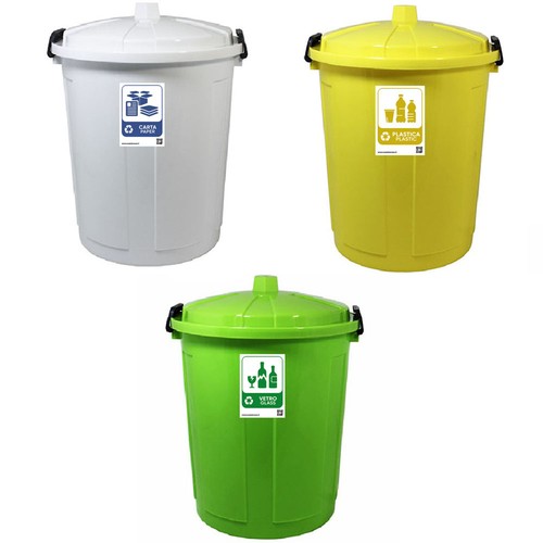 Set bidoni grandi 50lt - 3,