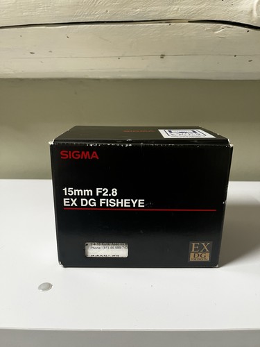 Sigma 15mm ex dg fisheye - f/2.8,